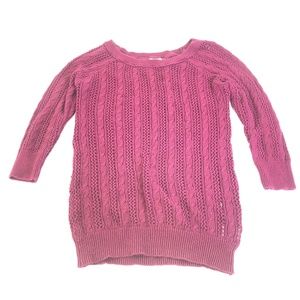 So Maroon Knitted Sweater Sz. L